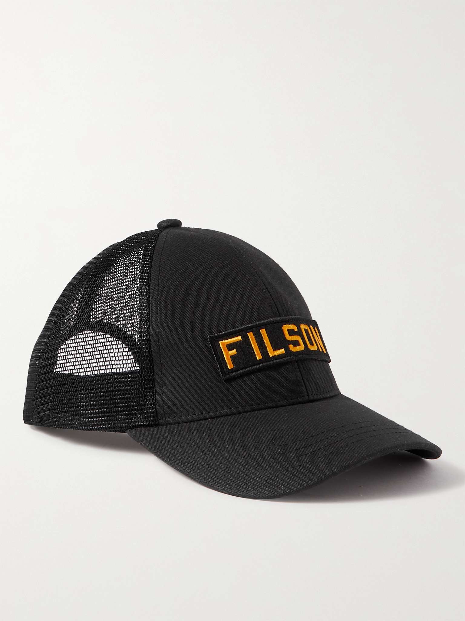 Logo-Appliquéd Mesh-Panelled Cotton-Twill Baseball Cap - 1