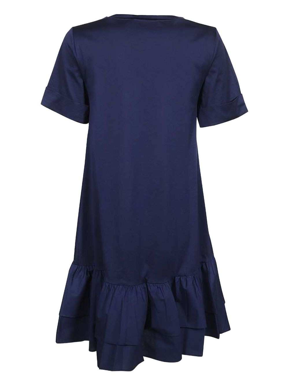 ruffled cotton mini dress - 2