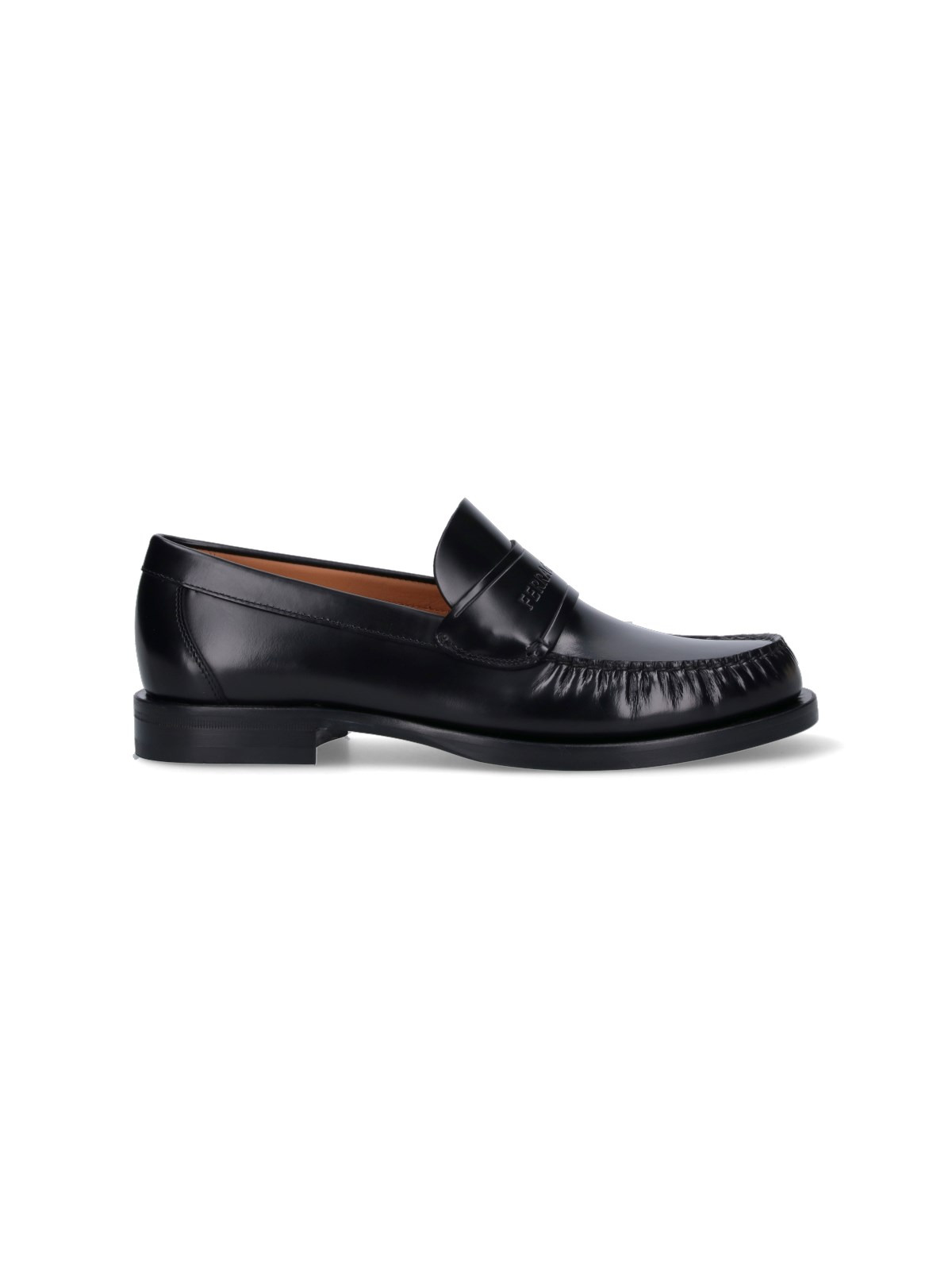 EMBOSSED LOGO LOAFERS - 1