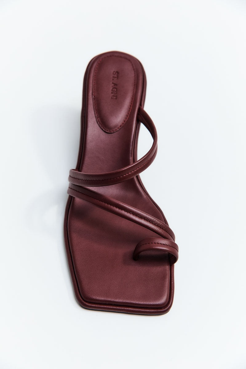 Soft Strap Contour Wedge - Plum 6