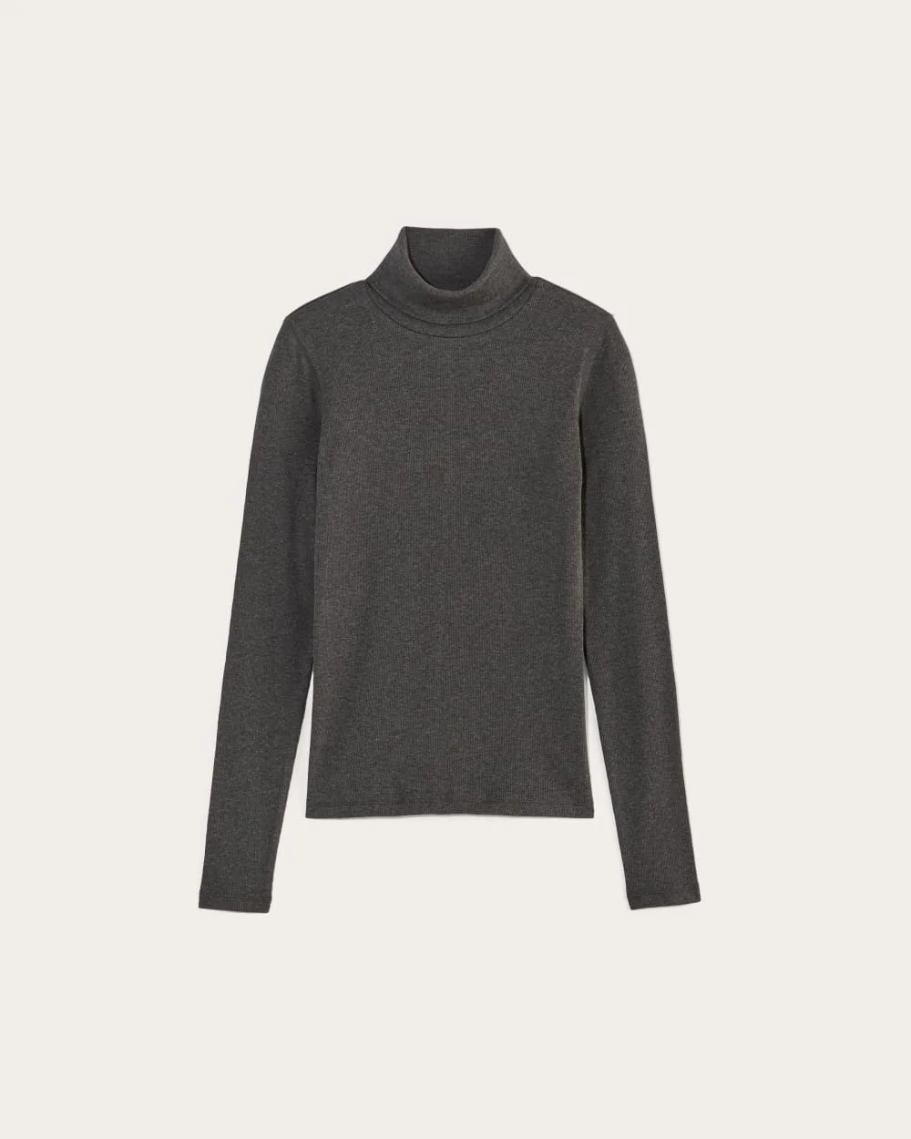 THE LUXE RIB TURTLENECK - 1