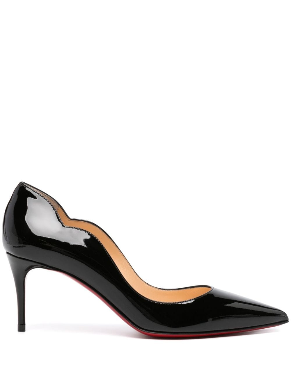 Hot Chick 70mm patent-finish pumps - 1