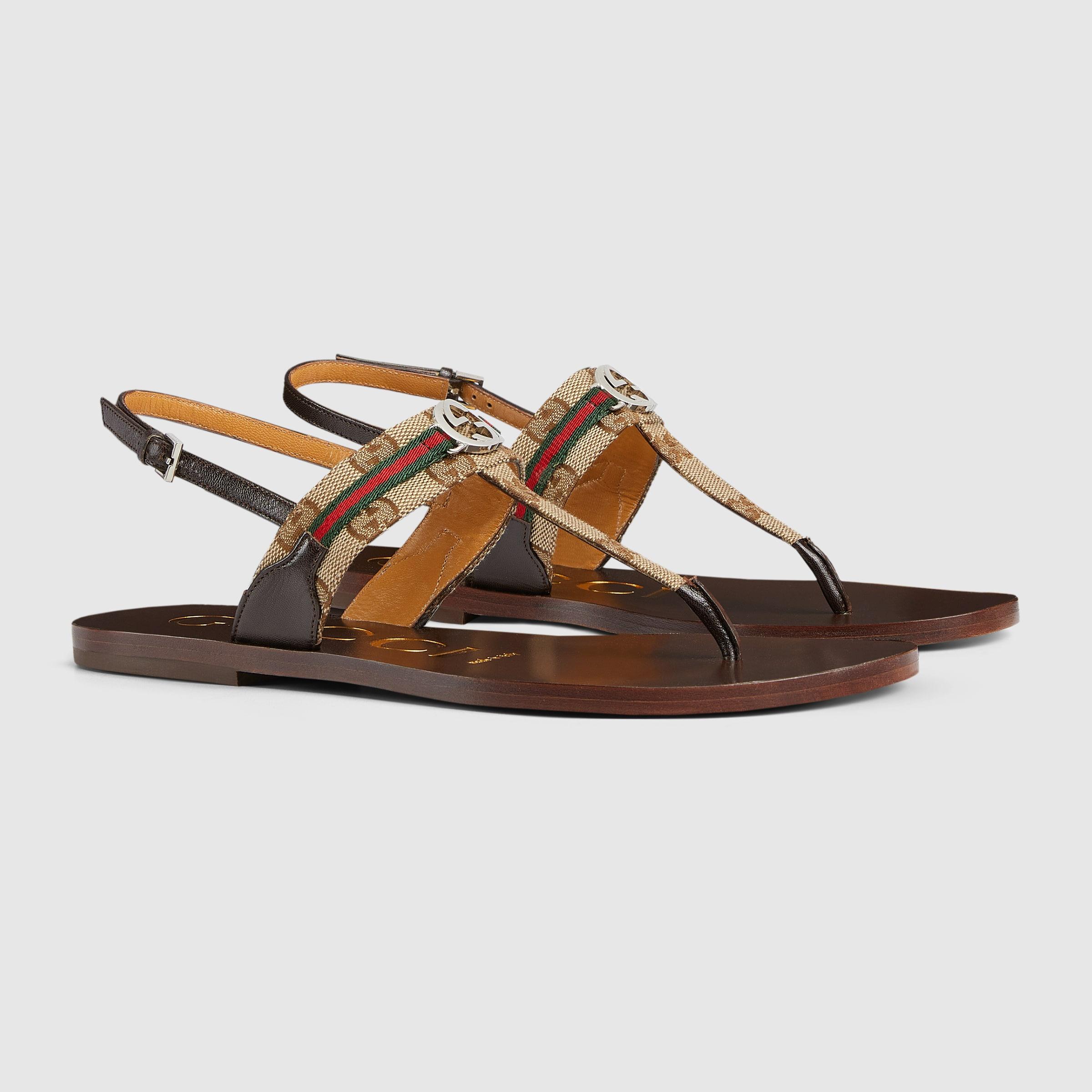 Women's Interlocking G Web sandal - 2
