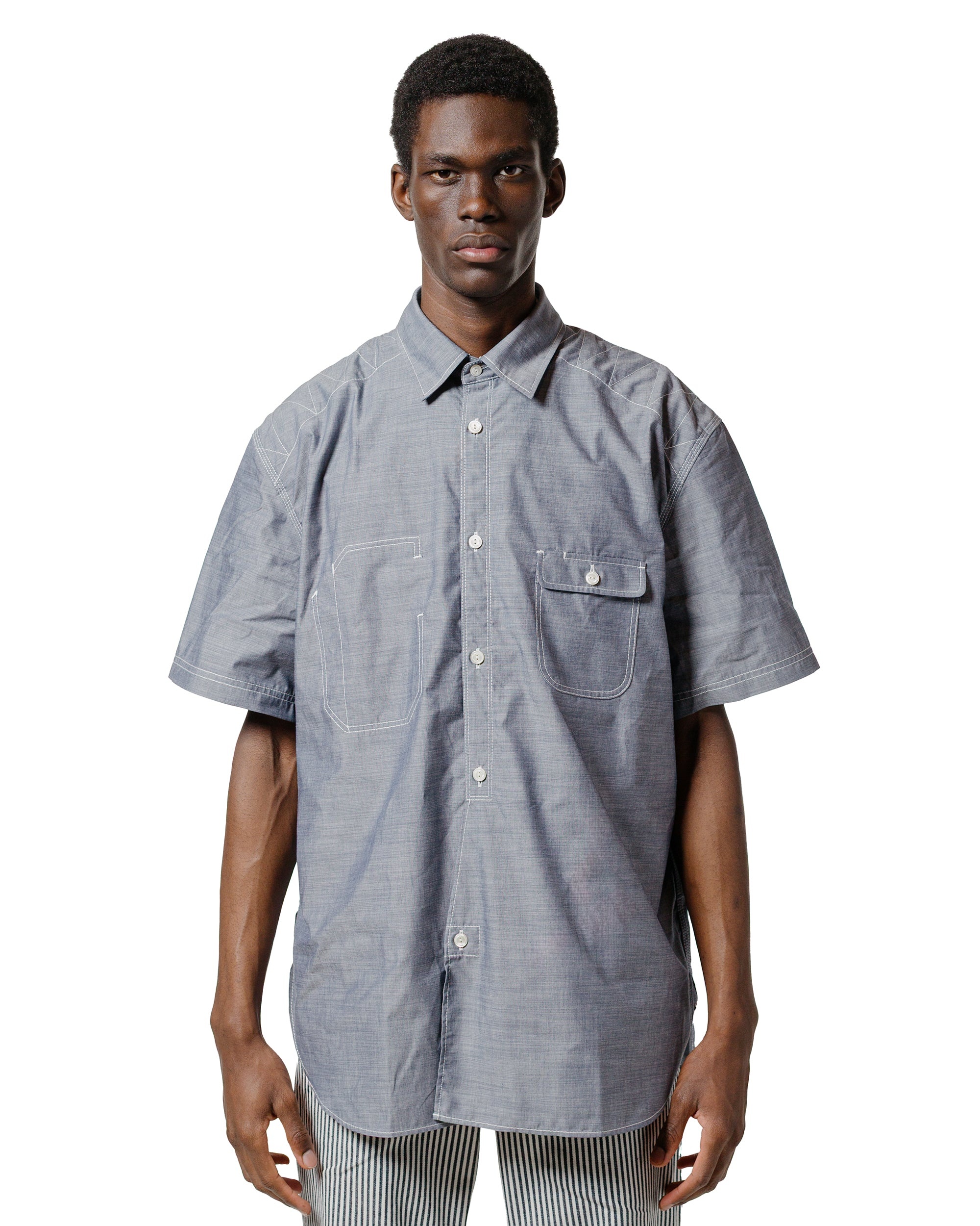 Chambray Shirt Grey - 2