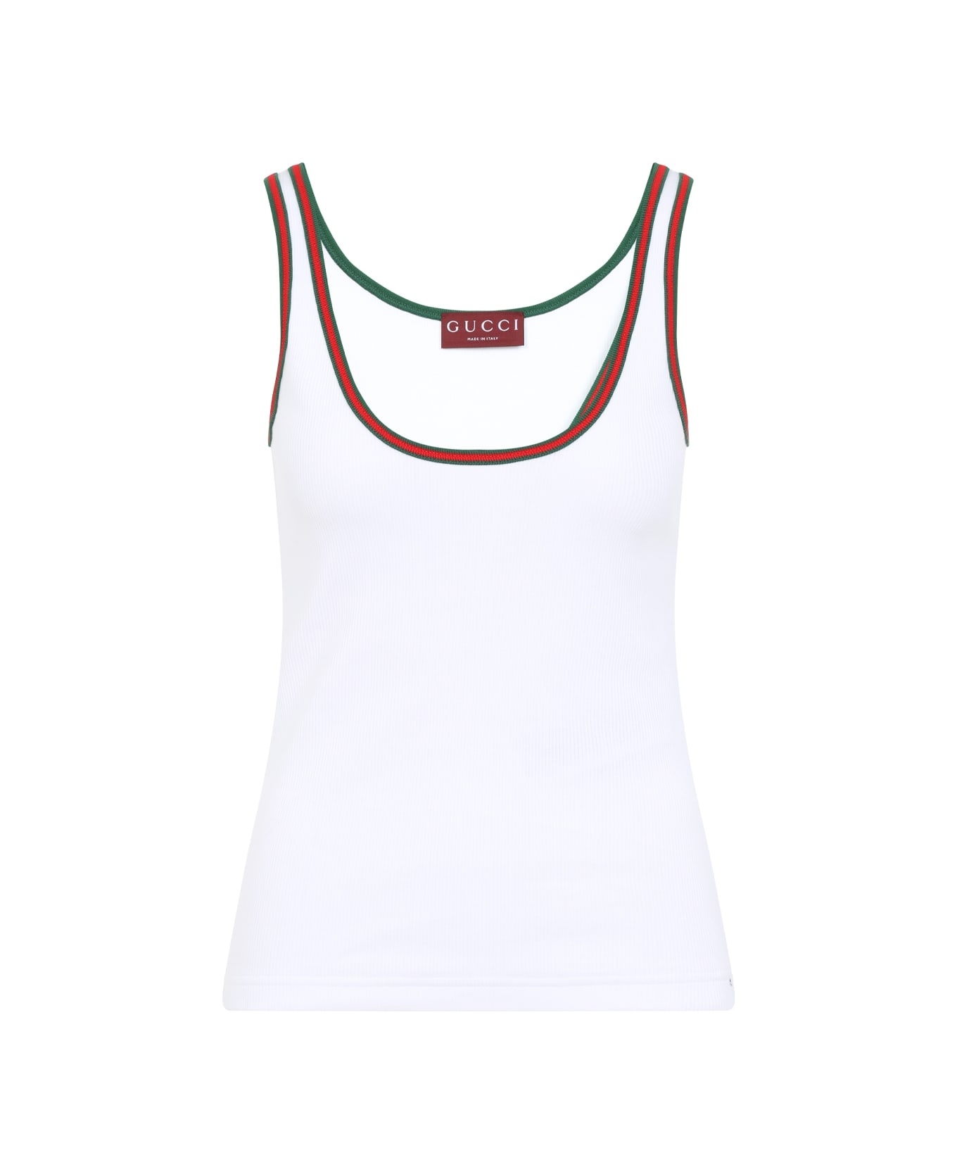 Web Detailed Rib Tank Top - 2
