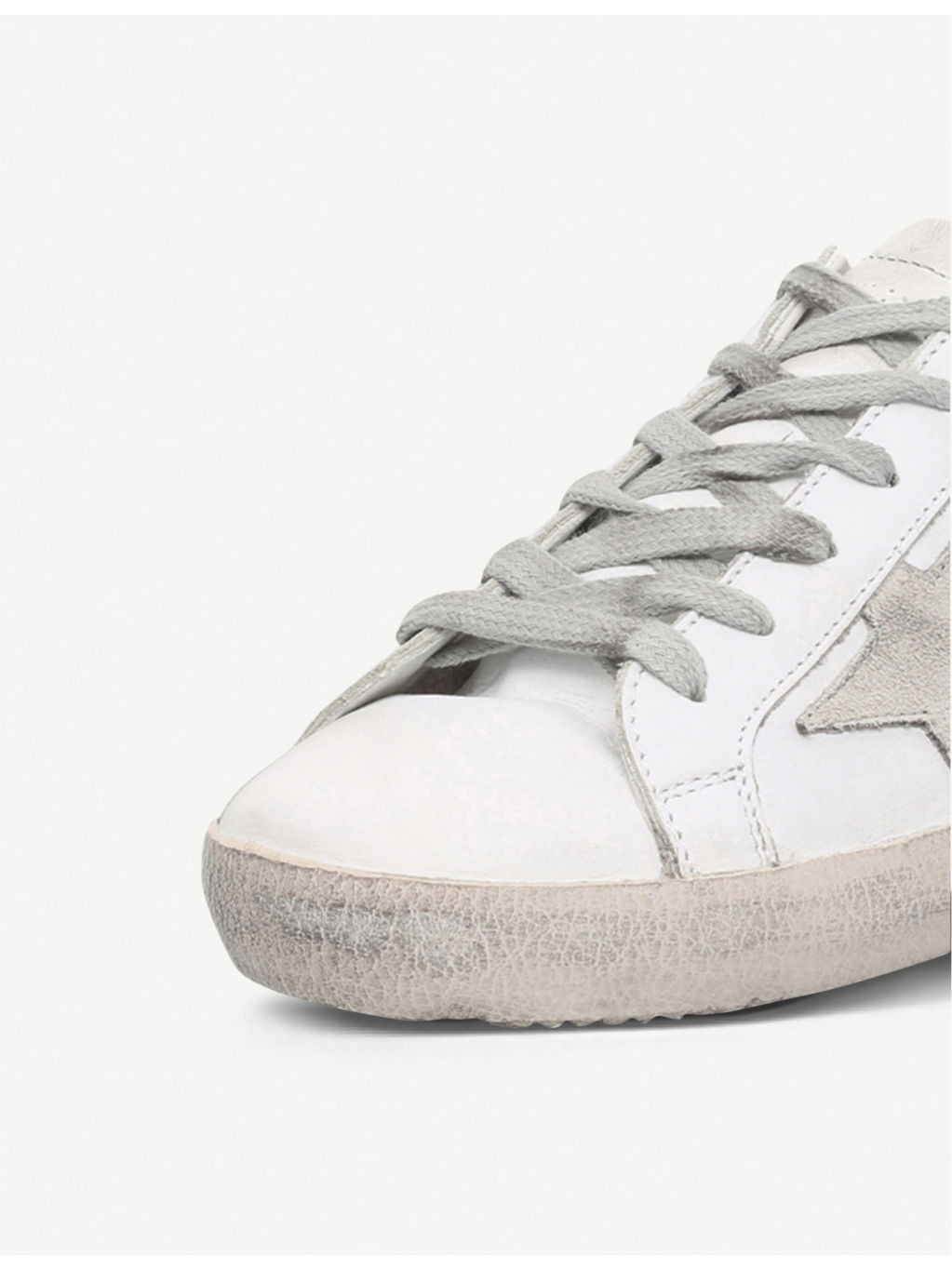 Women's Superstar W77 leather trainers - 4
