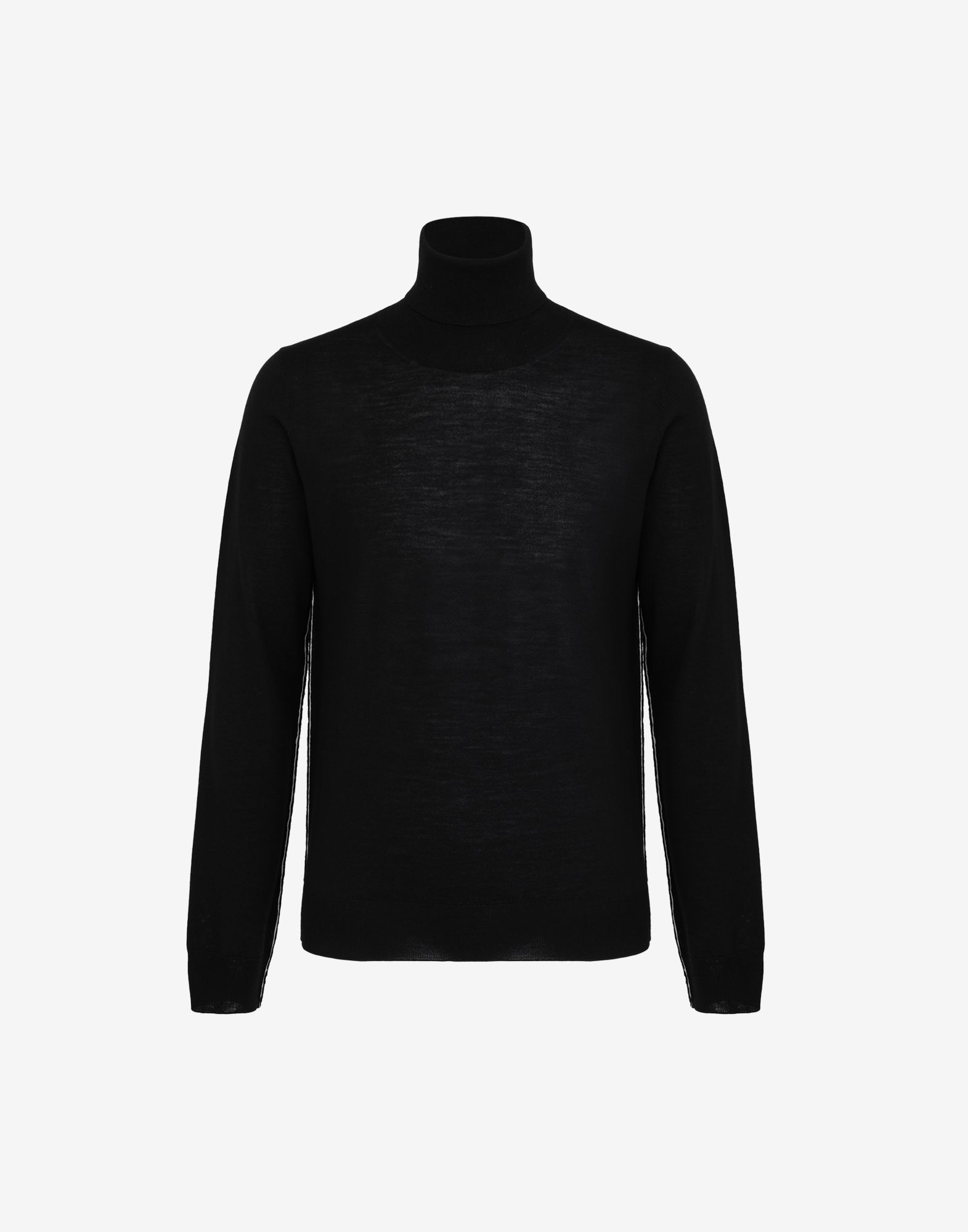 Piped turtleneck sweater - 1