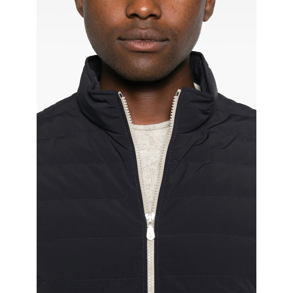 Brunello Cucinelli Blue Jackets - Waistcoats & Gilets Men - 4