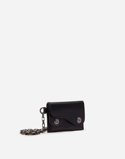 Dolce & Gabbana Horsehide biker card holder outlook