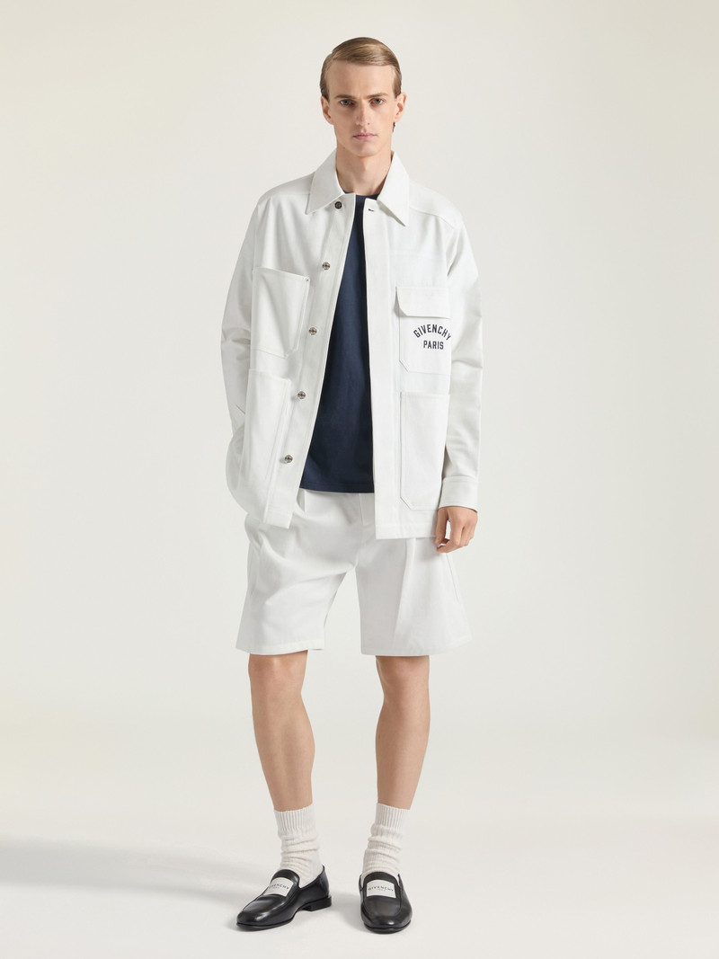 Givenchy TWO-PLEAT BERMUDA SHORTS IN COTTON outlook