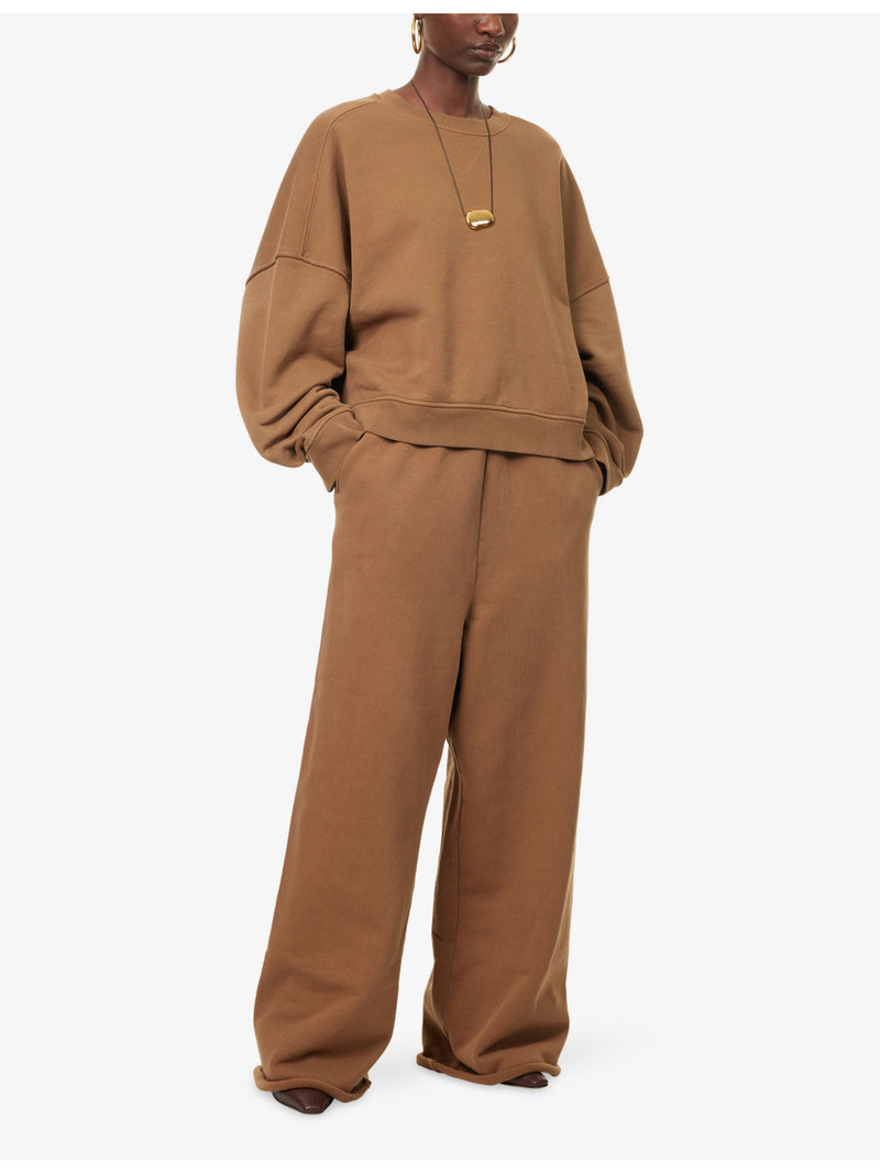 entire studios Box Round-Neck Cotton-Jersey Sweatshirt outlook