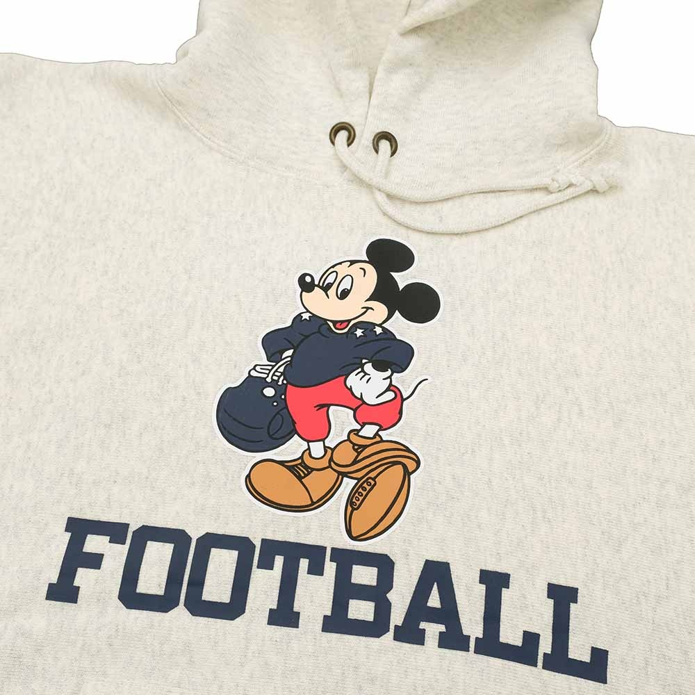 REVERSE WEAVE PULLOVER HOODED SWEATSHIRT - FOOTBALL - C3-A131 - 5