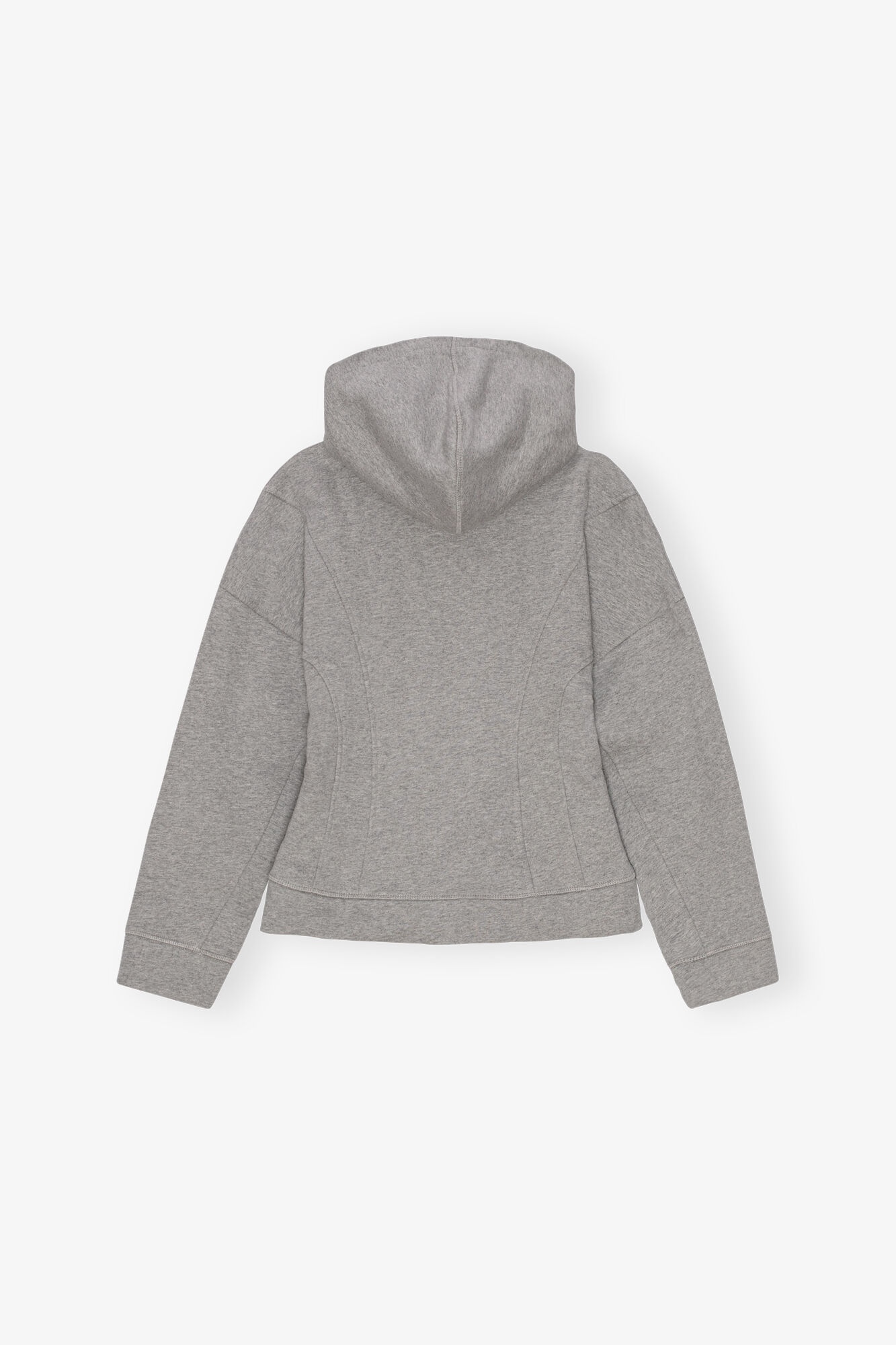 GREY FLEECE ZIP HOODIE - 6