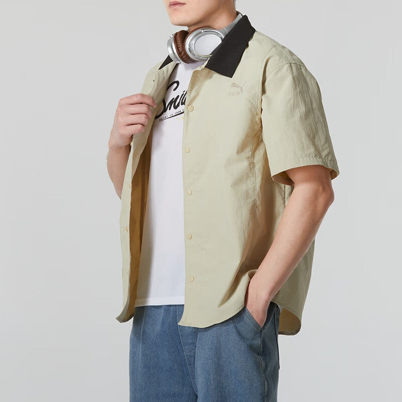 PUMA PUMA Prairie Resort Shirt 'Tan' 626867-90 outlook