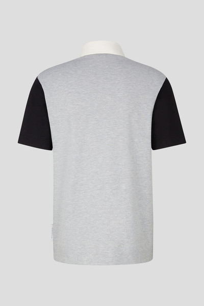 BOGNER Tristan Polo shirt in Black/Light gray outlook