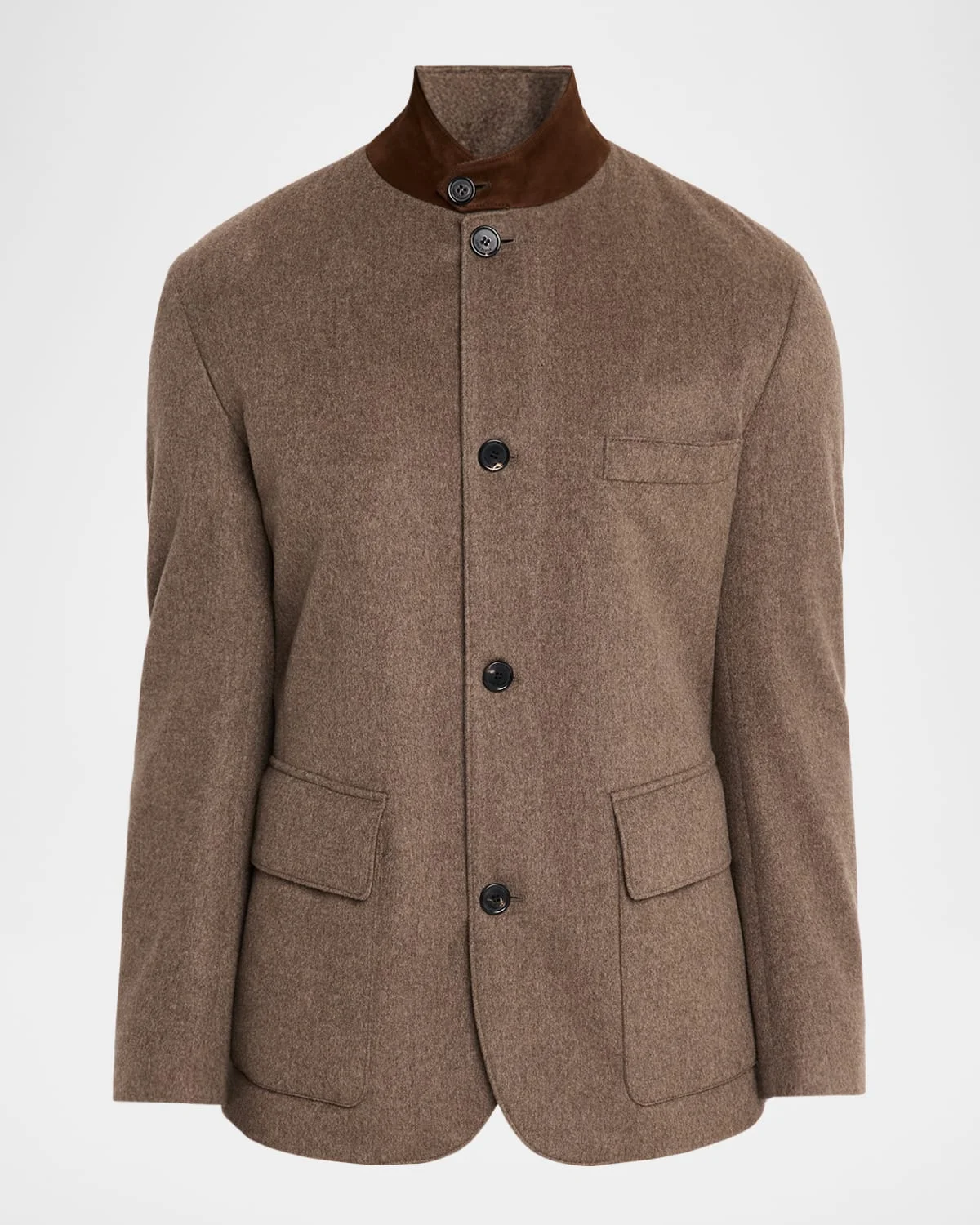 Men's Roadster Cashmere Single-Breasted Jacket - 1