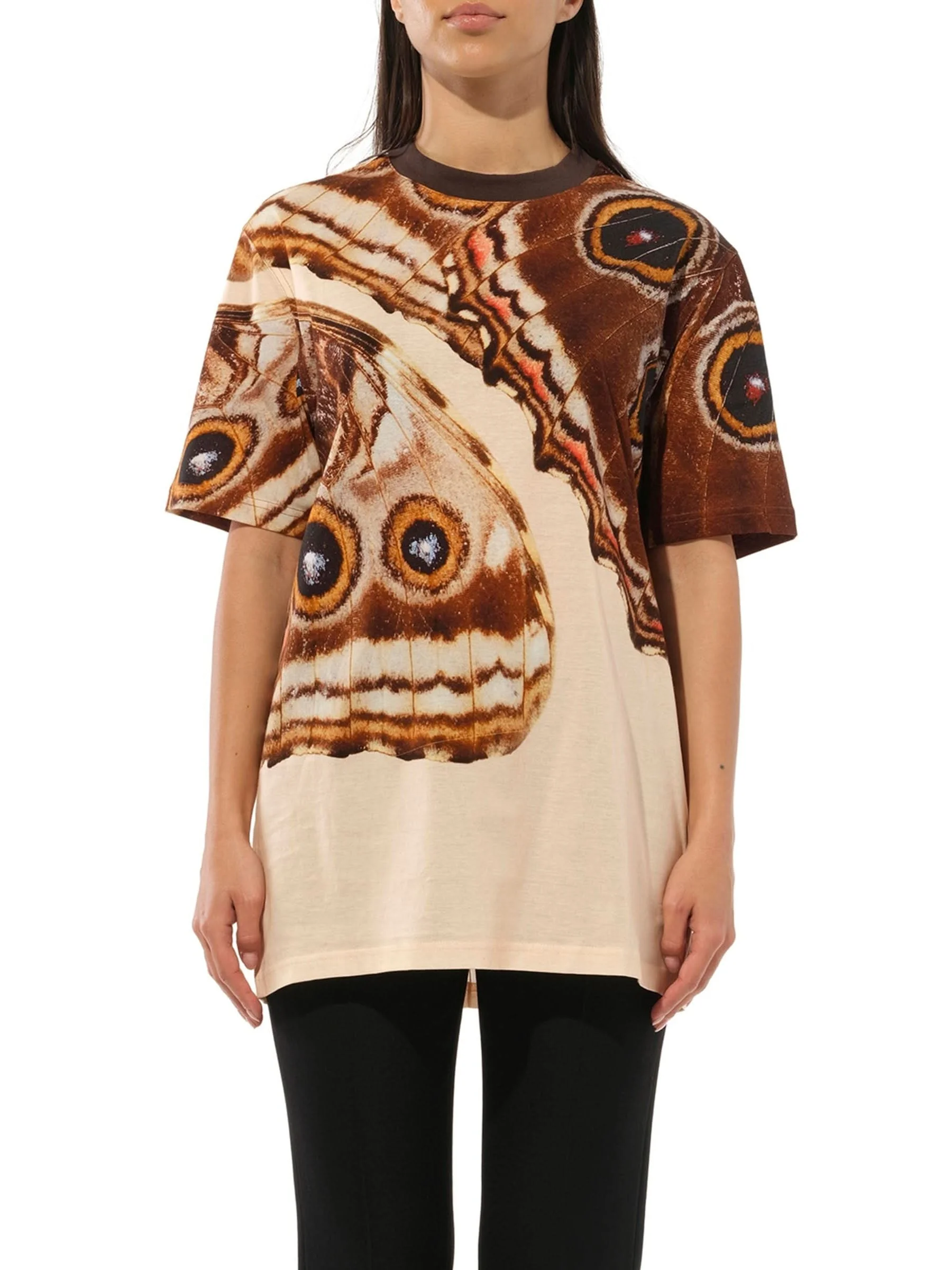 Podium T-Shirt wth Butterfly Print - 1