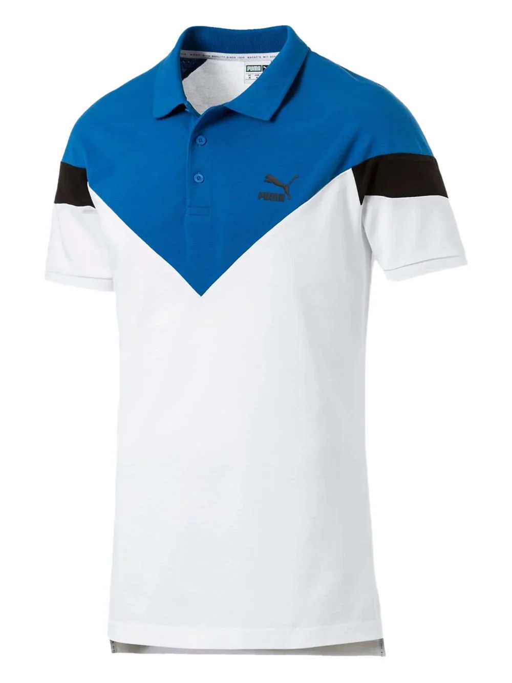 MCS colour-block polo shirt - 1