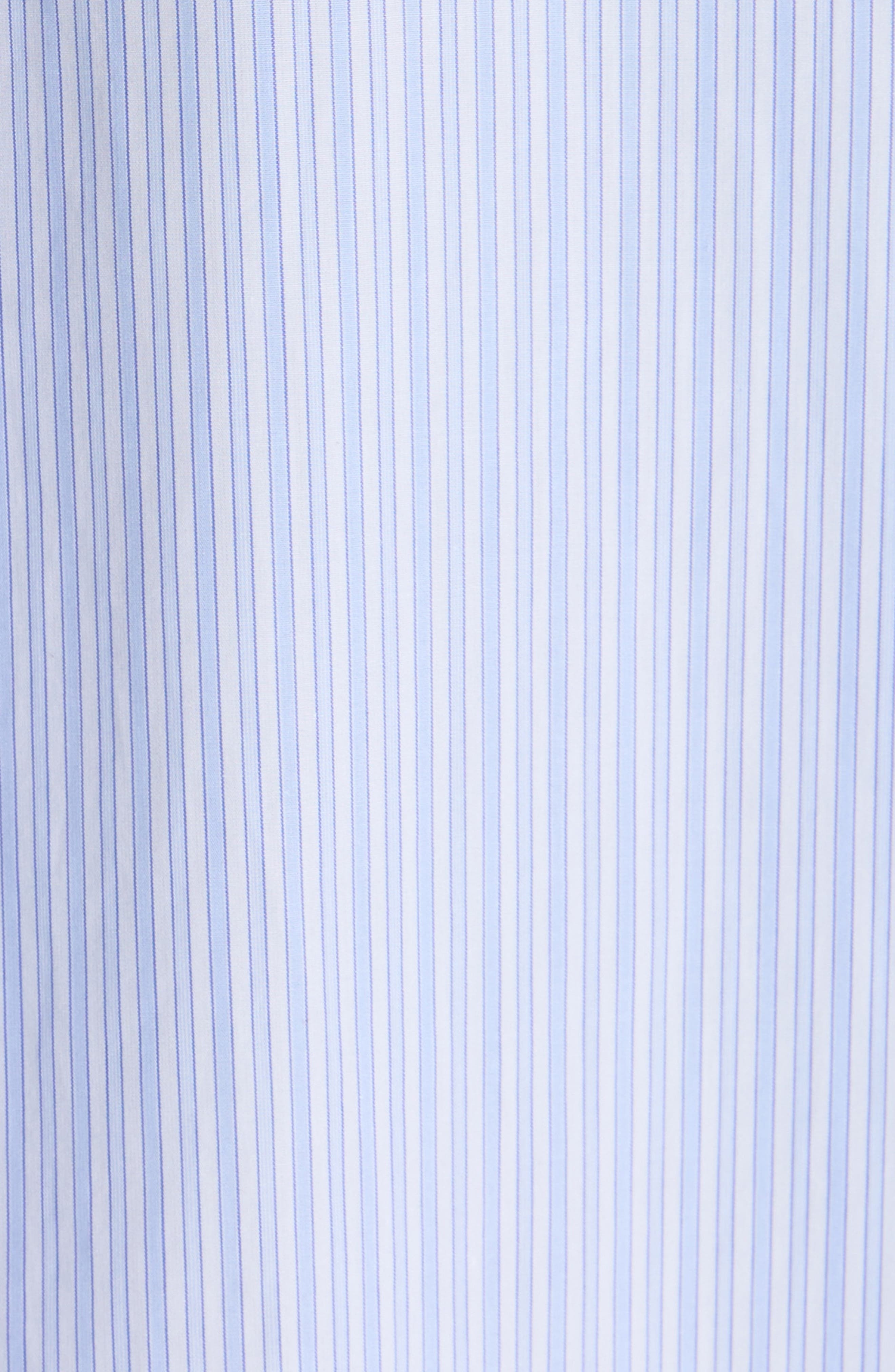 Bottega Veneta Stripe Cotton Poplin Button-Up Shirt in 9006 White/Blue at Nordstrom - 6