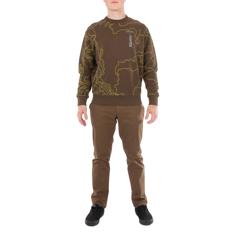 Ermenegildo Zegna All-Over Print Cotton Sweatshirt - 5