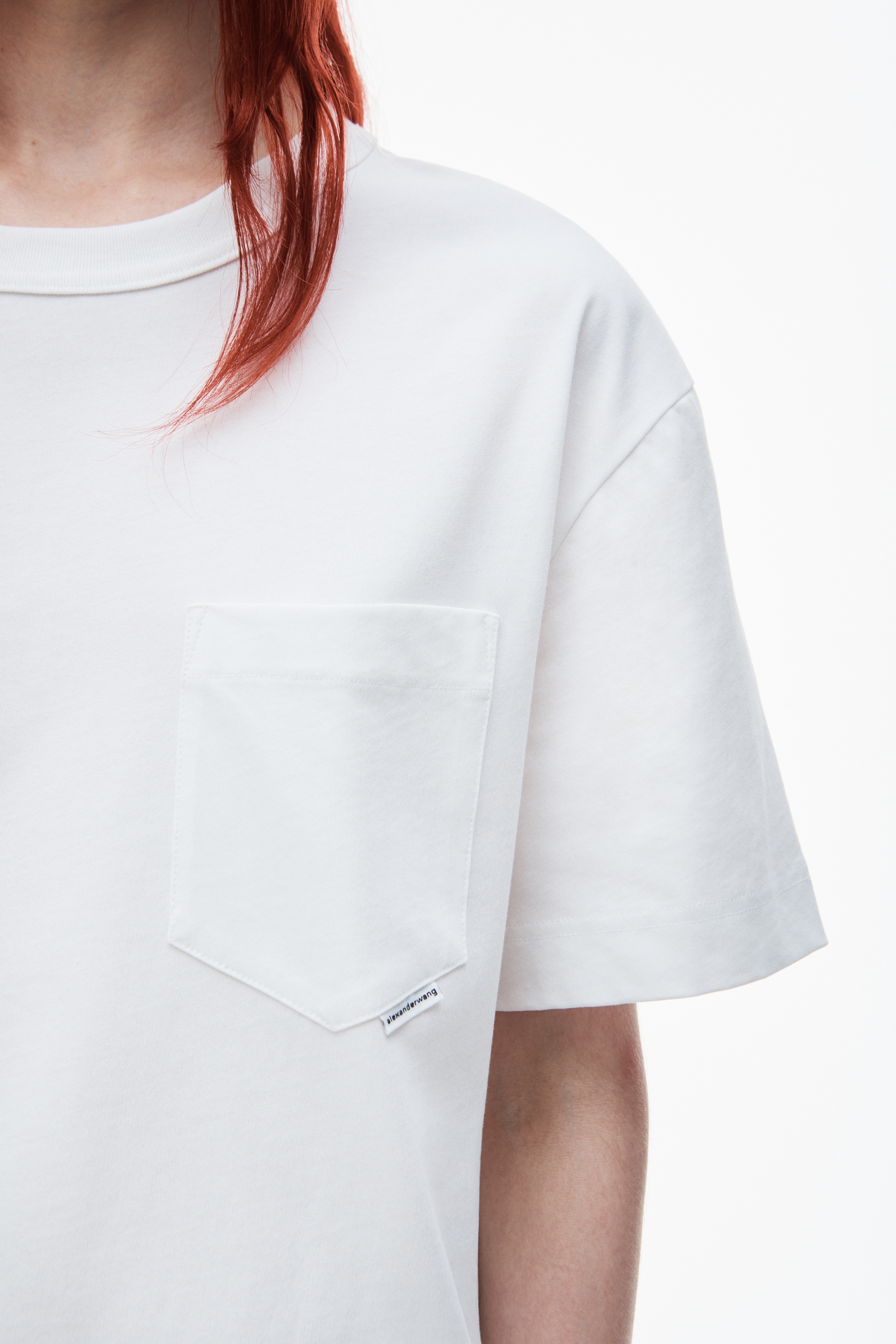 POCKET TEE iN HIGH TWIST JERSEY - 5