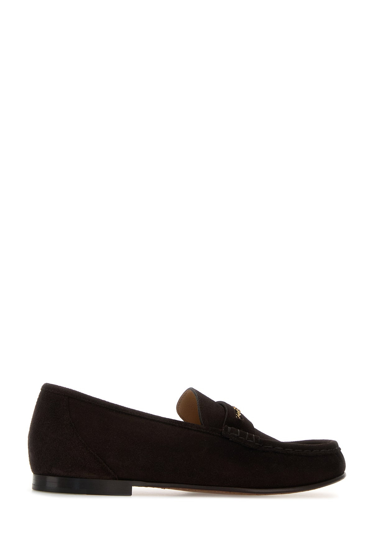 Dark brown suede loafers - 3