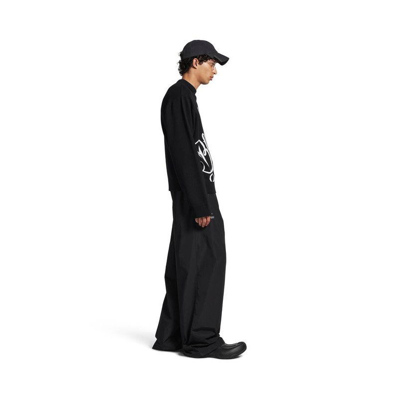 Men's Big B Crewneck in Black/white 3