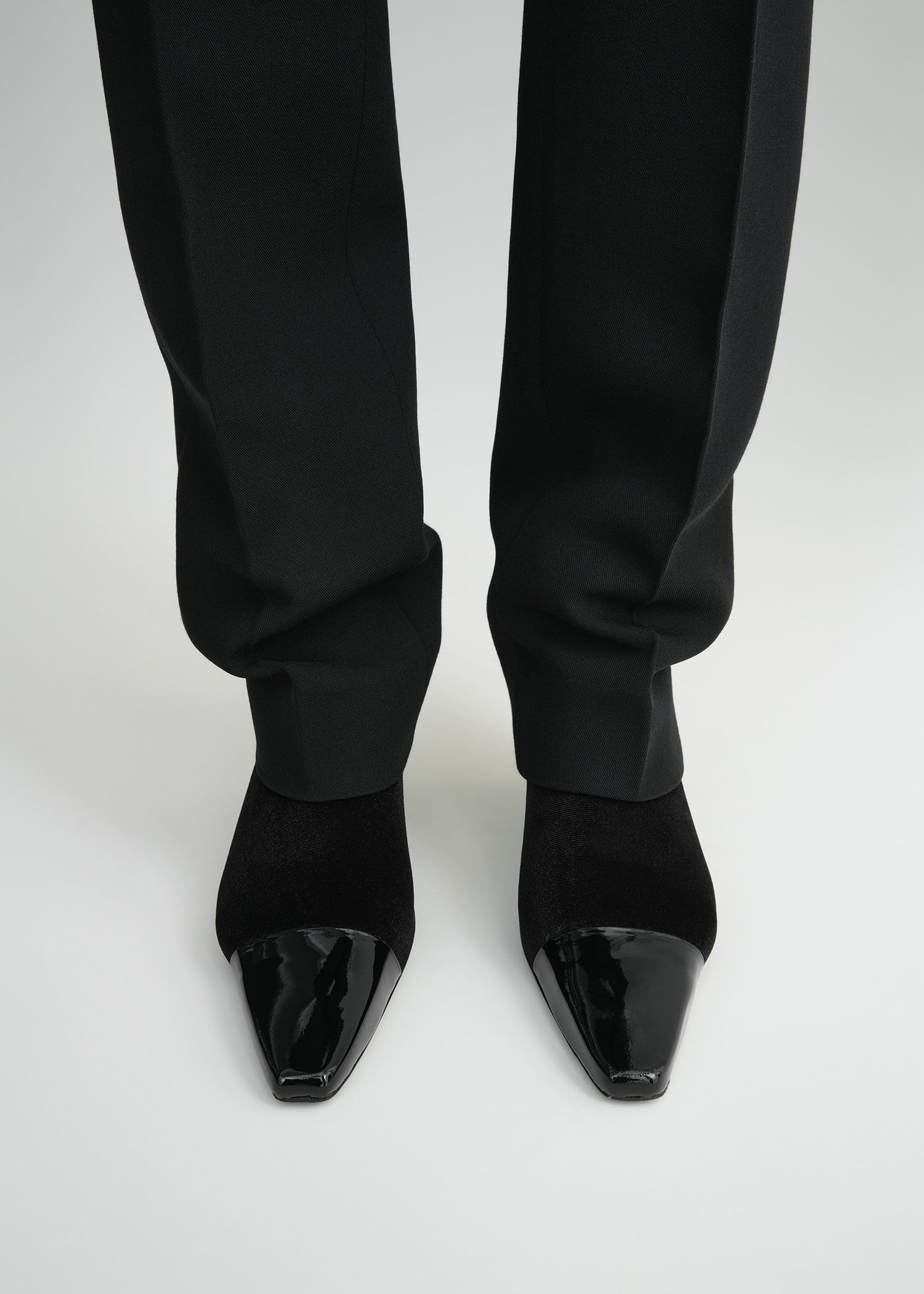 TOTEME Bi-material pumps ブーティ パンプス black Totême Bi-material pumps black | REVERSIBLE