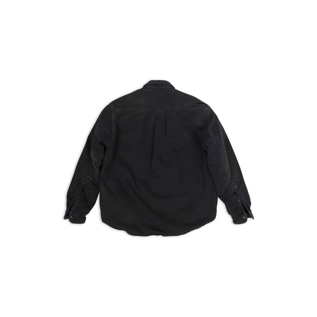 Padded Shirt in Black - 8