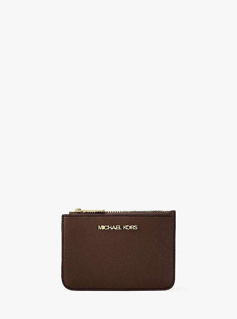 Jet Set Travel Small Saffiano Leather Coin Pouch - 1