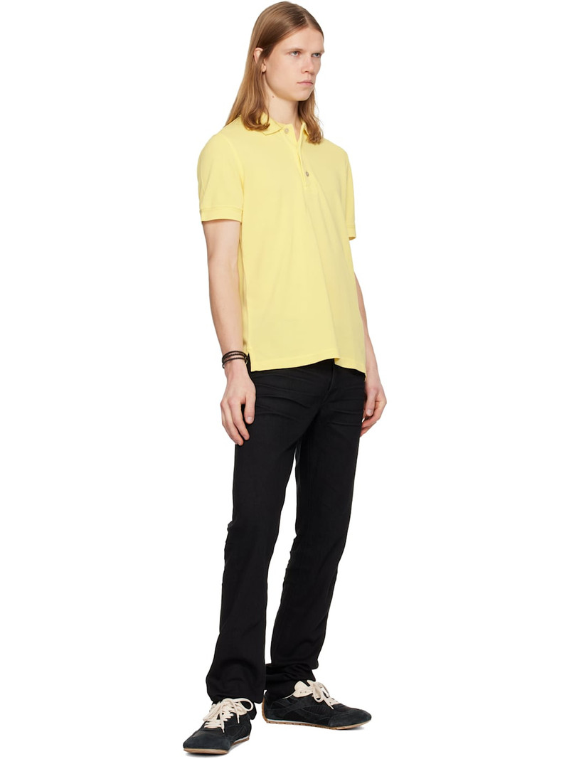 TOM FORD Black Stretch Selvedge Straight Fit Jeans outlook