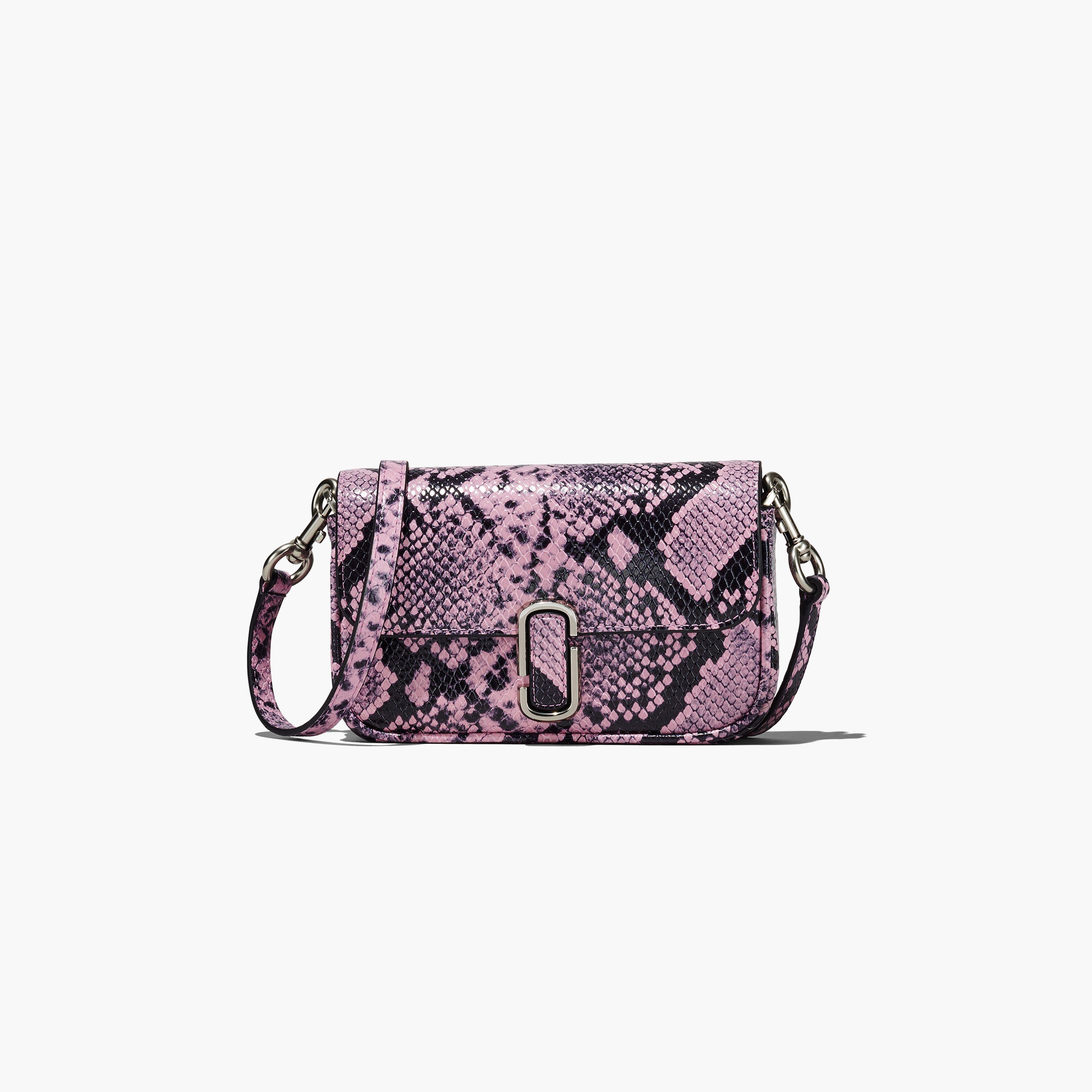 THE SNAKE-EMBOSSED J MARC MINI SHOULDER BAG - 5