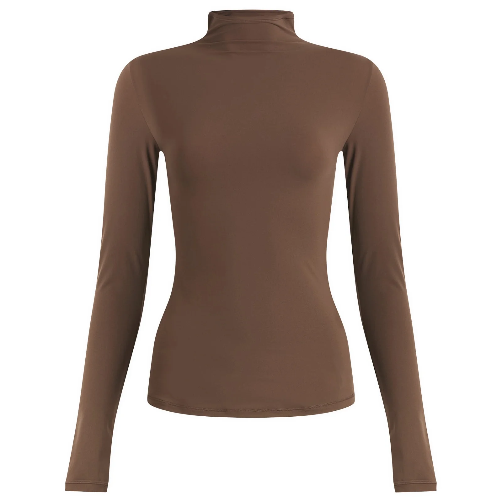 SKIMS Fits Everybody Long Sleeve High Neck Top - 1