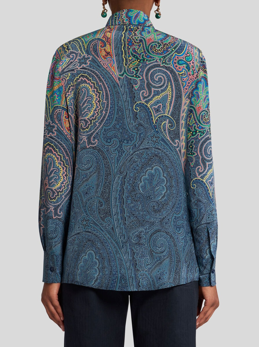 PAISLEY SILK SHIRT - 4