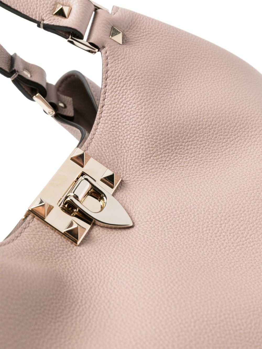 Rockstud small leather tote bag - 2