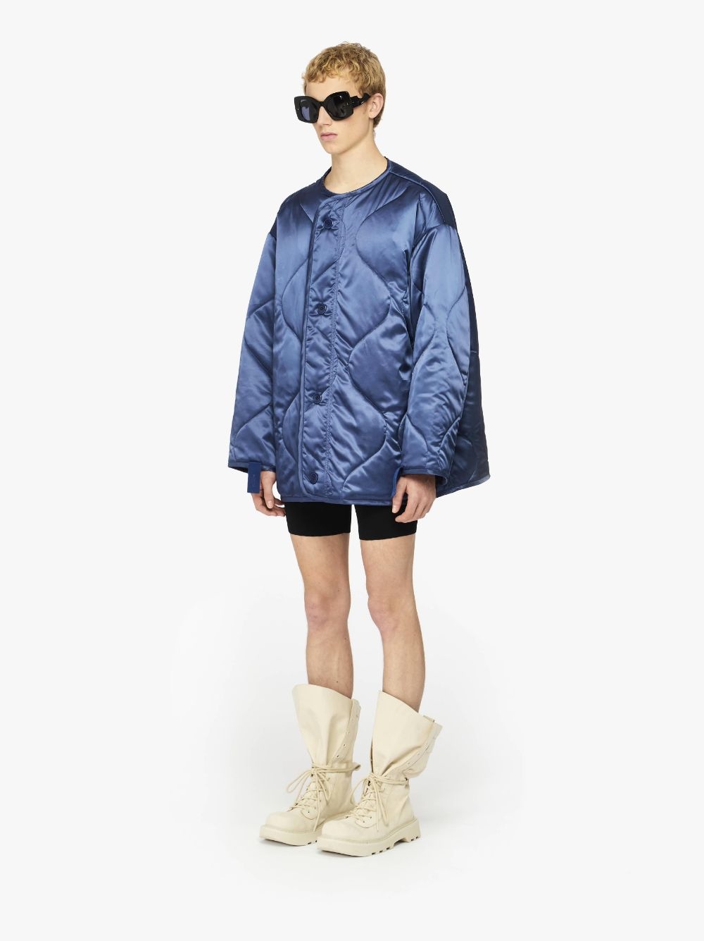 OVERSIZED QUILTED JACKET - 4