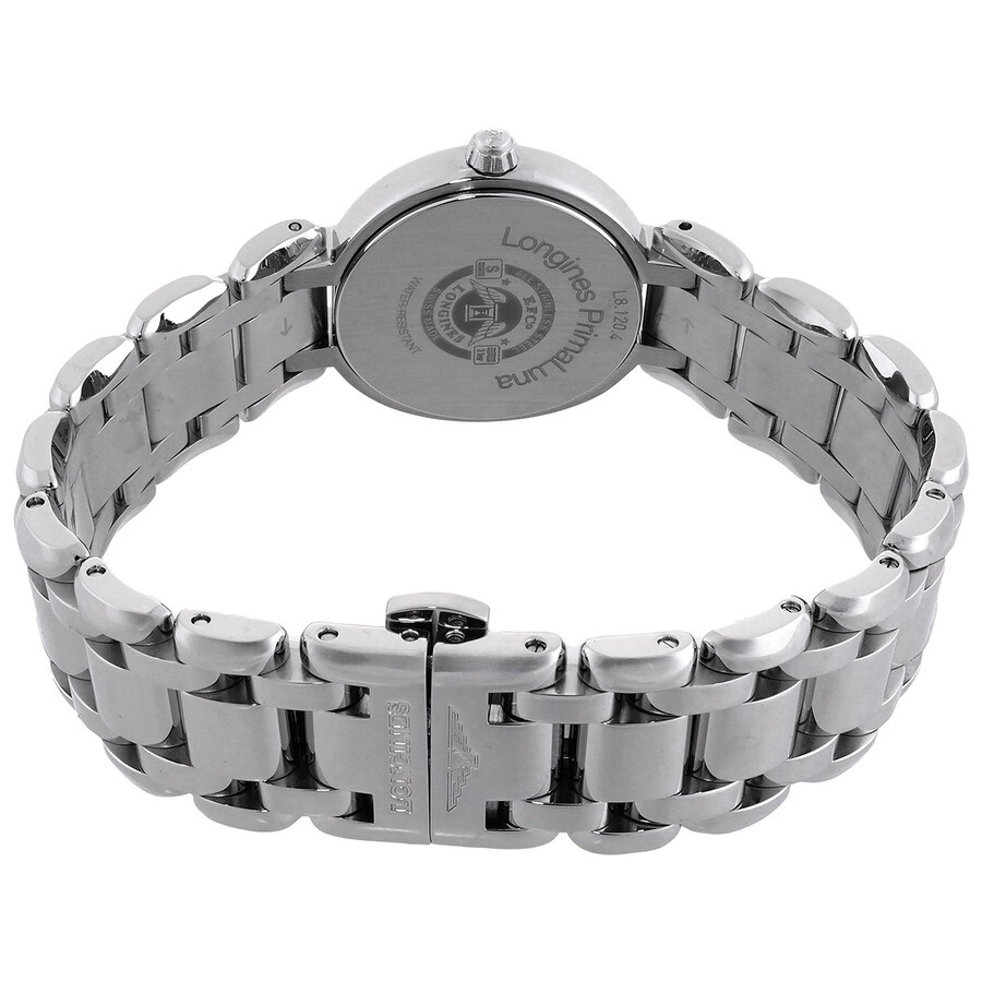 Longines PrimaLuna Quartz Silver Dial Ladies Watch L8.120.4.71.6 - 3