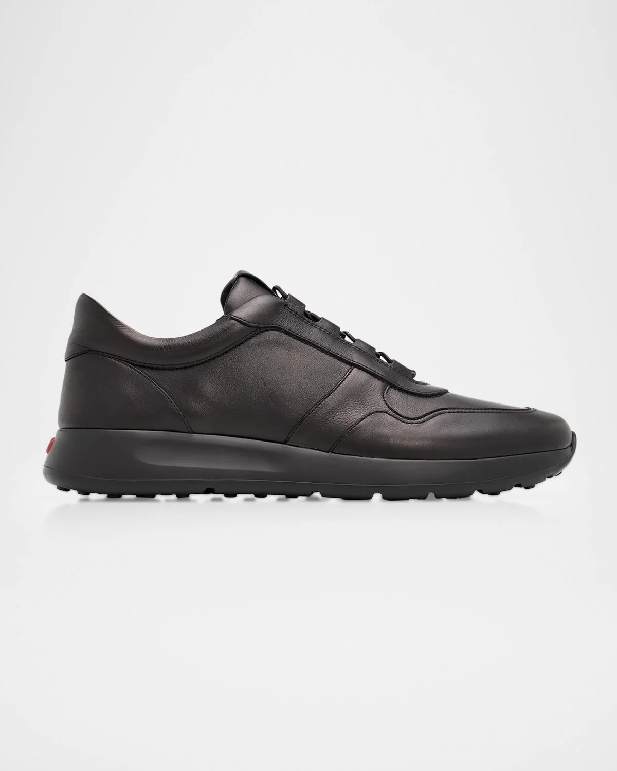Sportivo Allacciato Leather Low-Top Sneakers - 1