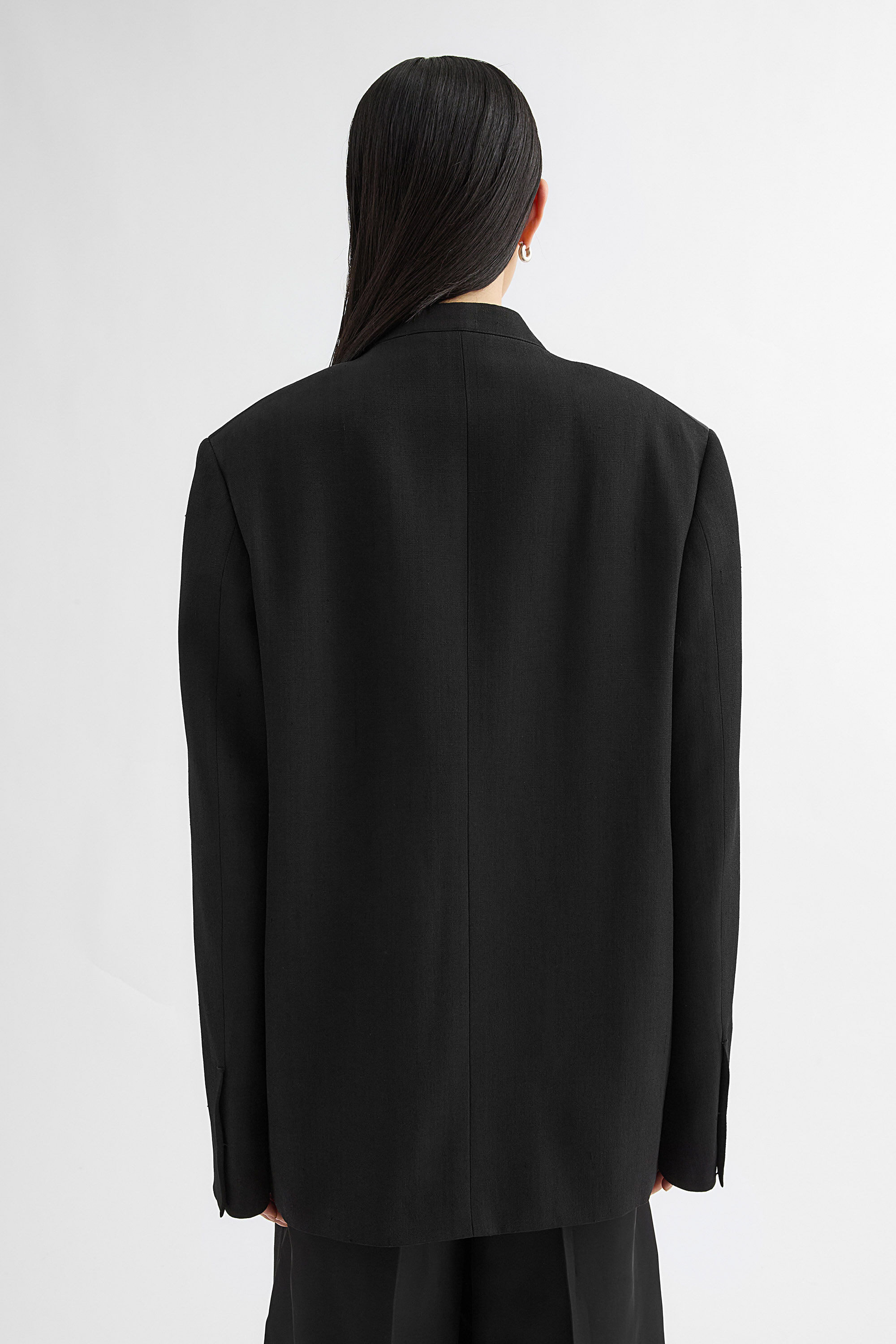 Silk Blend Tailored Jacket - 2