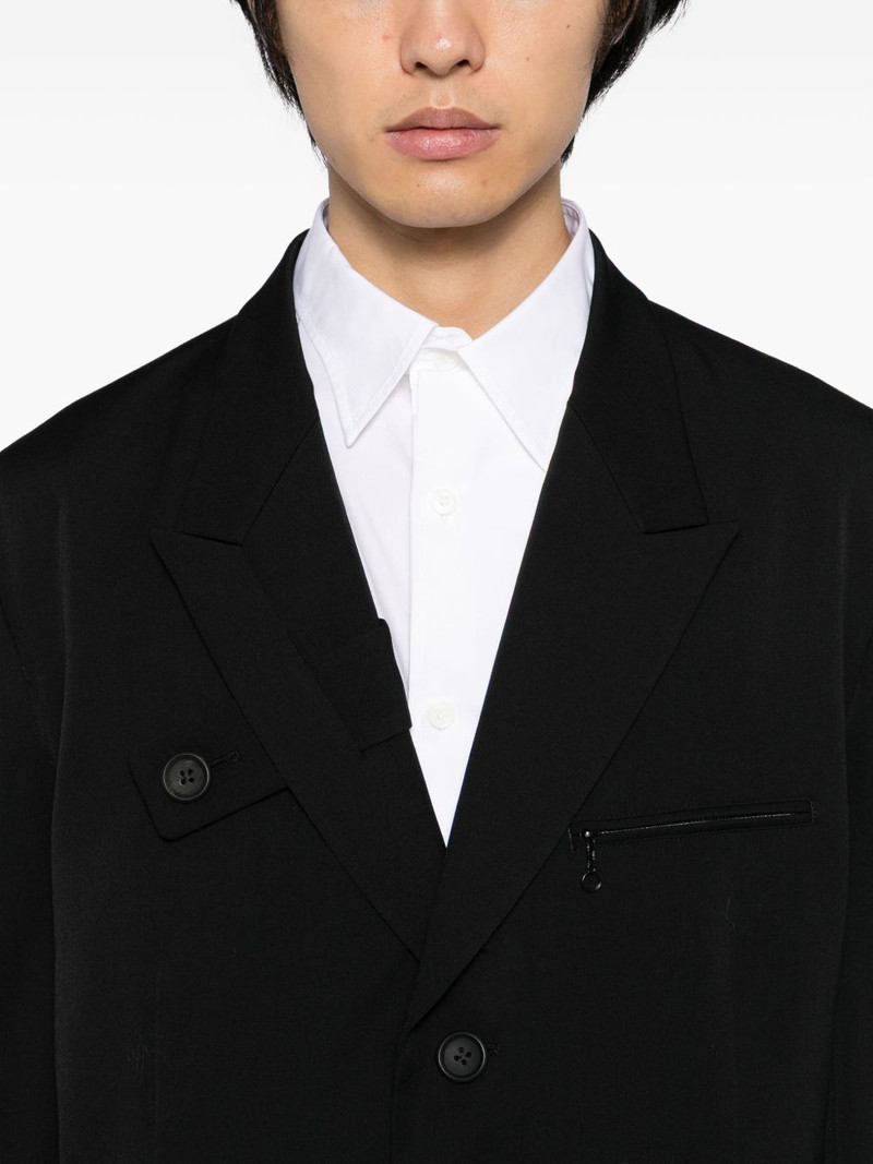 wool gabardine blazer 5