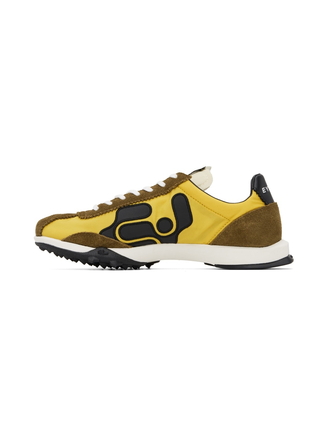 Khaki & Yellow Eros Sneakers - 3