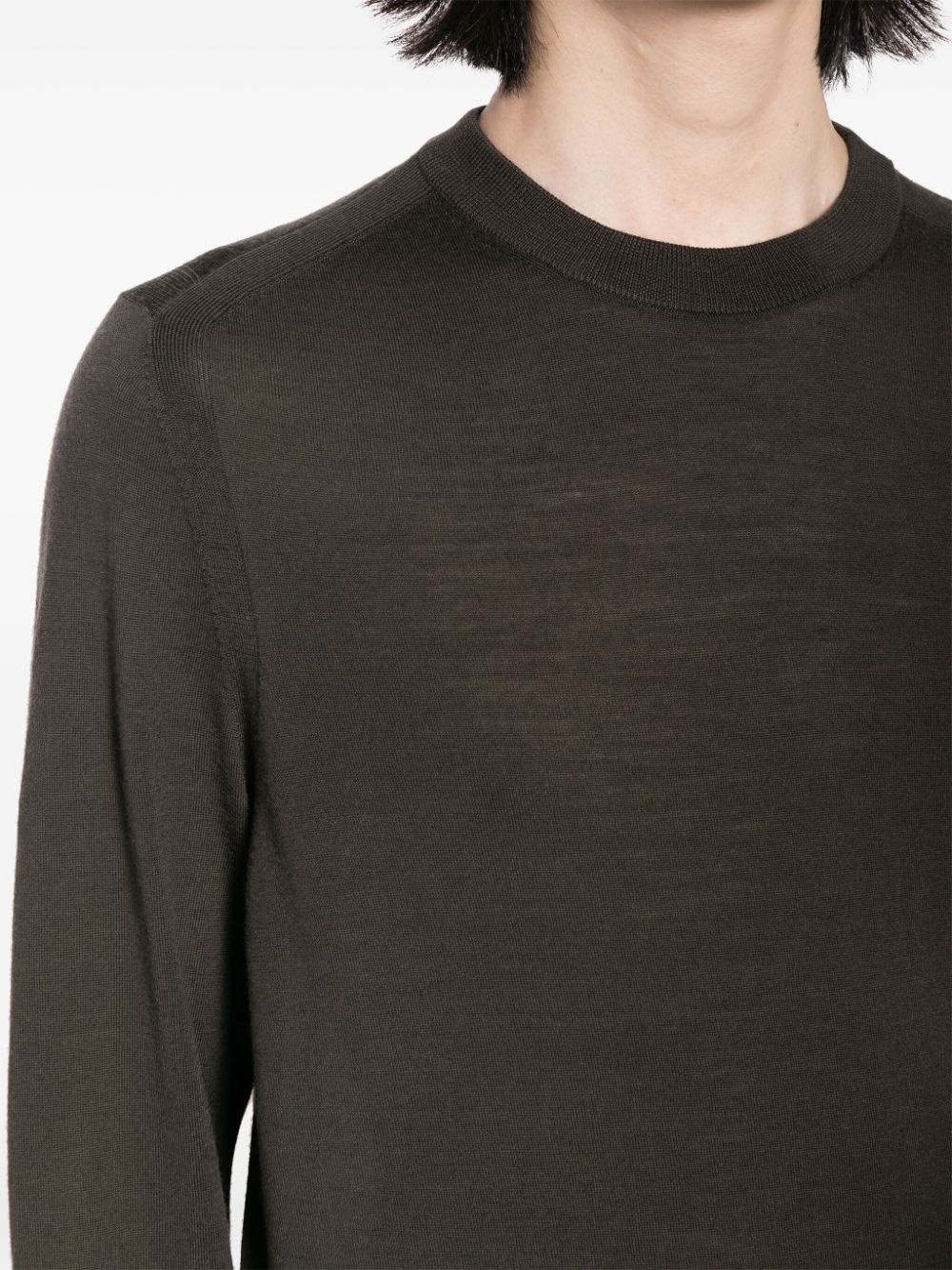 fine-knit merino wool jumper - 5