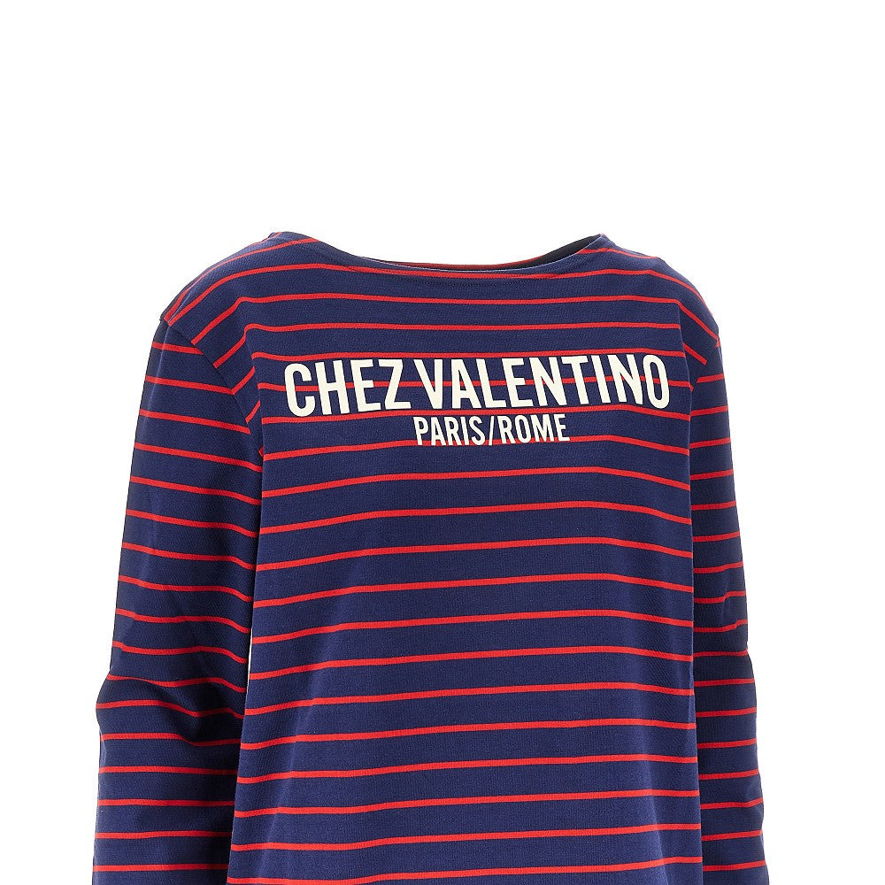 'CHEZ VALENTINO' STRIPED T-SHIRT - 2