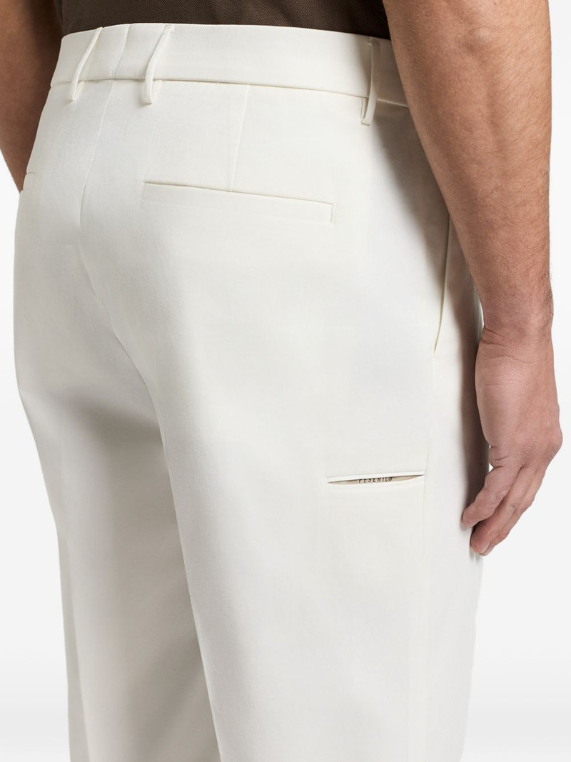 pleated turn-up trousers 4