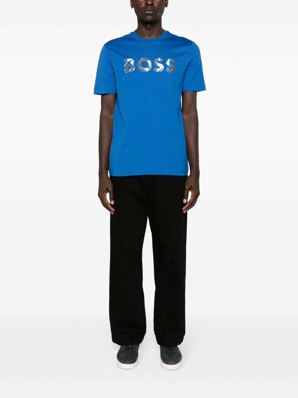 logo-print cotton T-shirt - 2