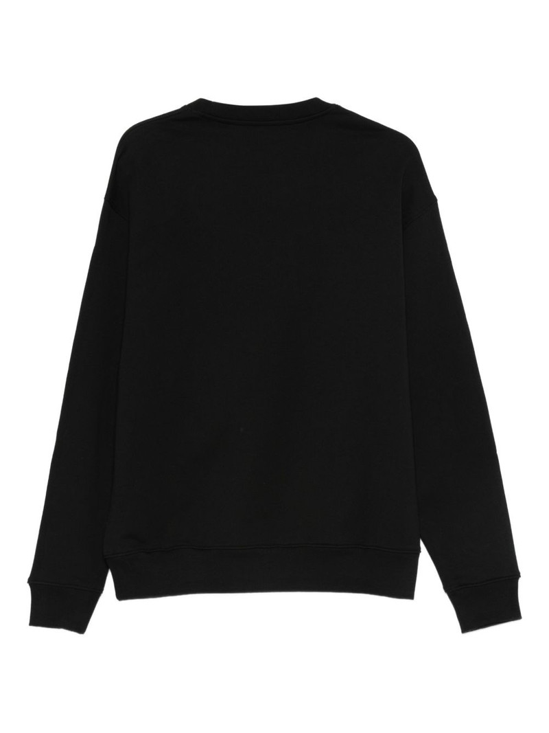 Moschino embroidered crewneck sweatshirt outlook