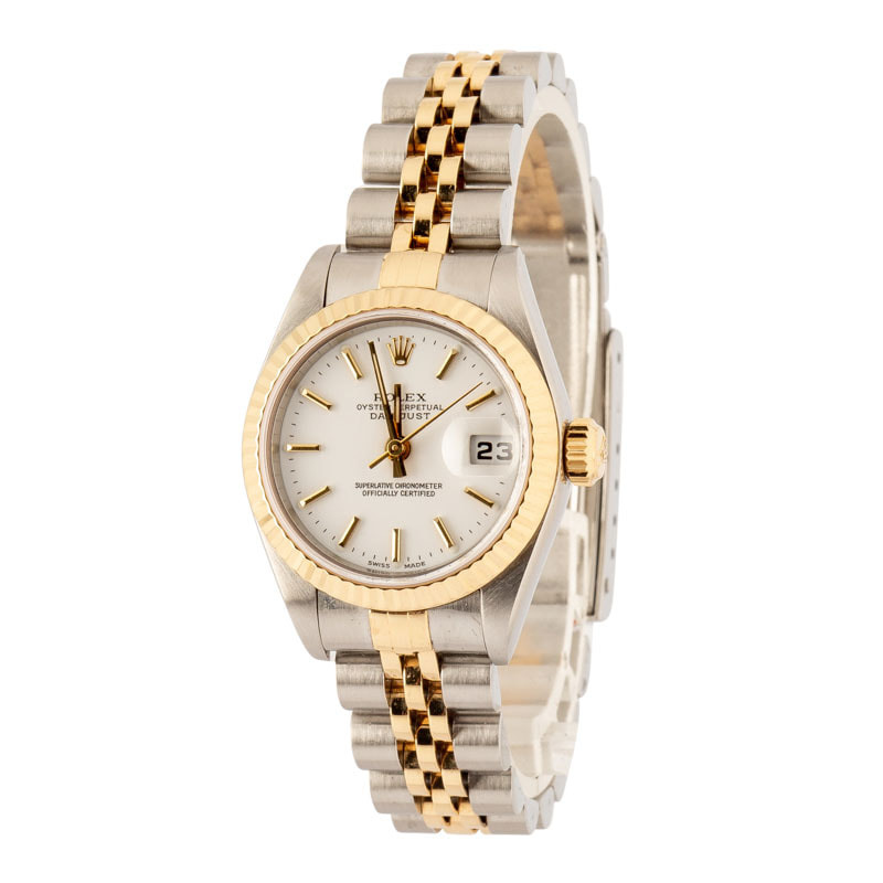 Lady Rolex Datejust 79173 White Dial - 2
