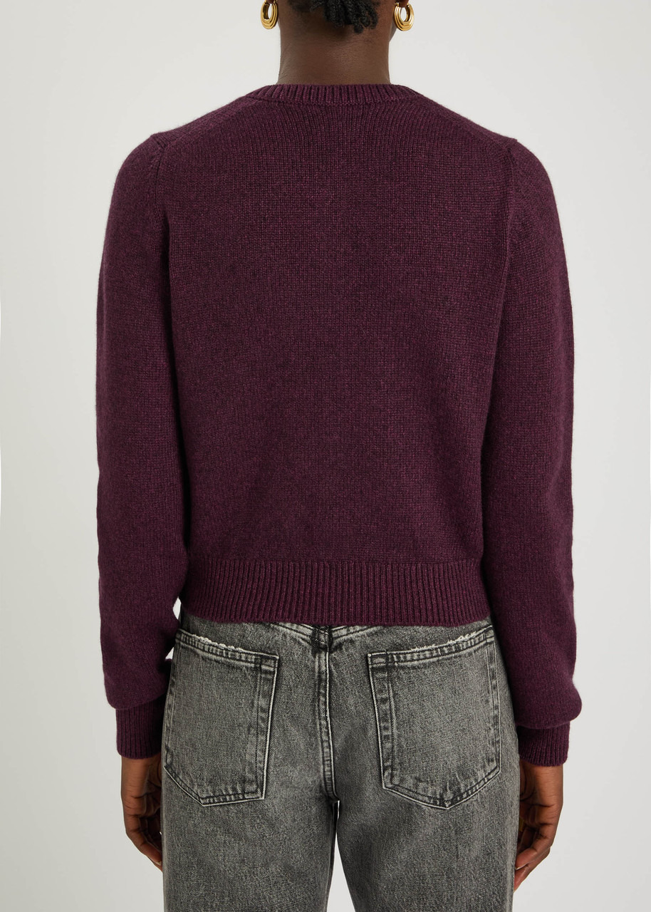 Khaite Everheart Melange Cashmere Cardigan - 2