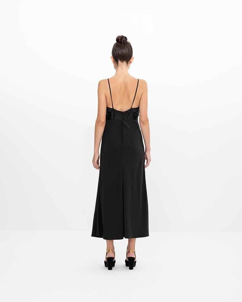 P.D.B. DRESS (SILK) BLACK - 4