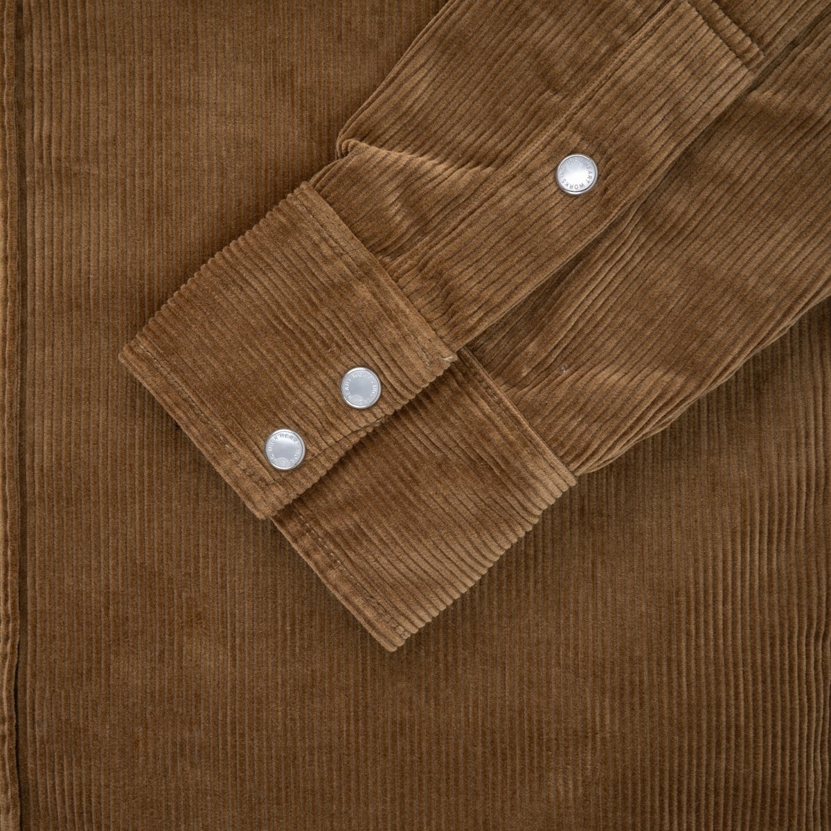 IHSH-398-CAM 11oz Corduroy Western Shirt - Camel - 9